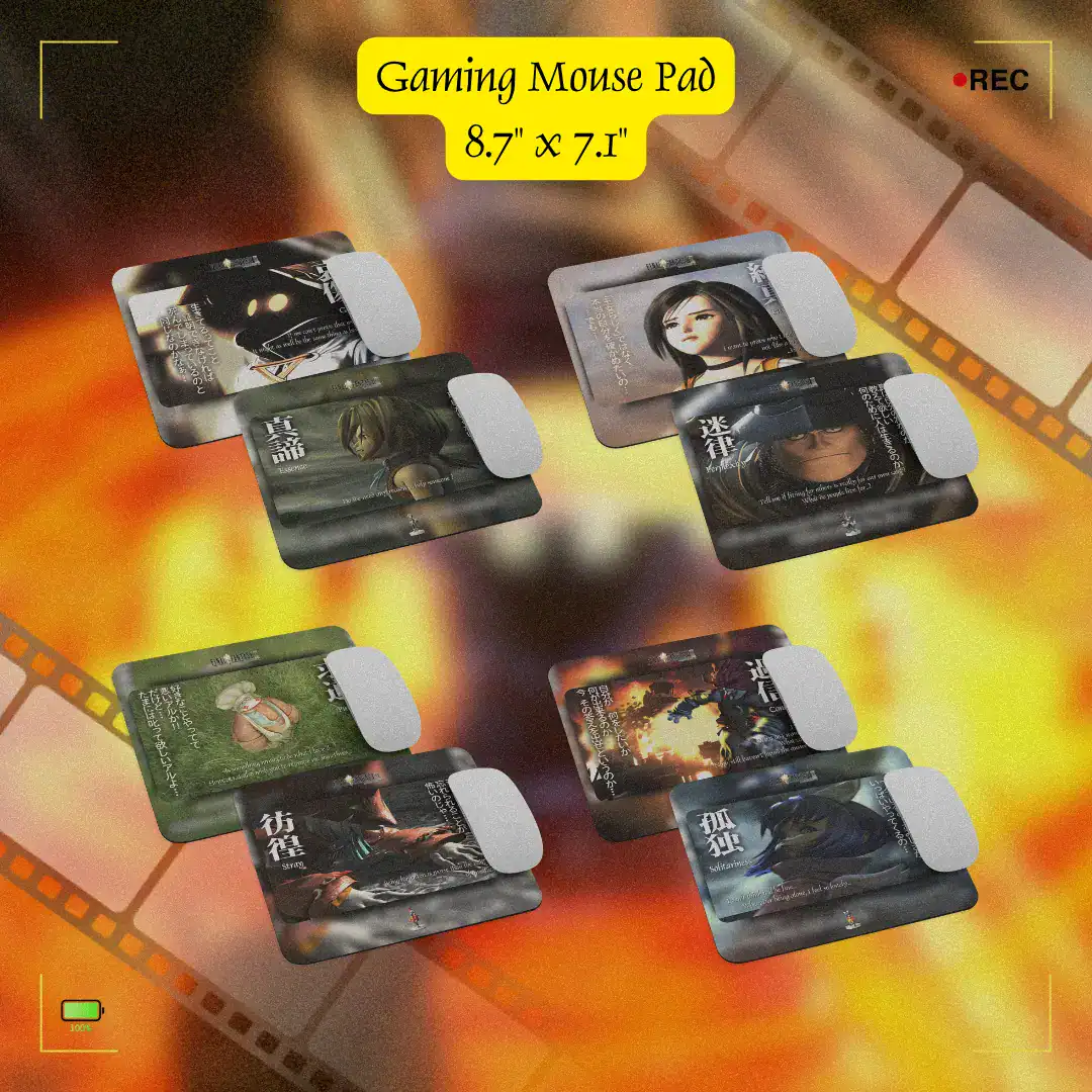 final fantasy ix ffix ff9 gaming mouse pad gamer mousepad showcase japanese relive childhood memories