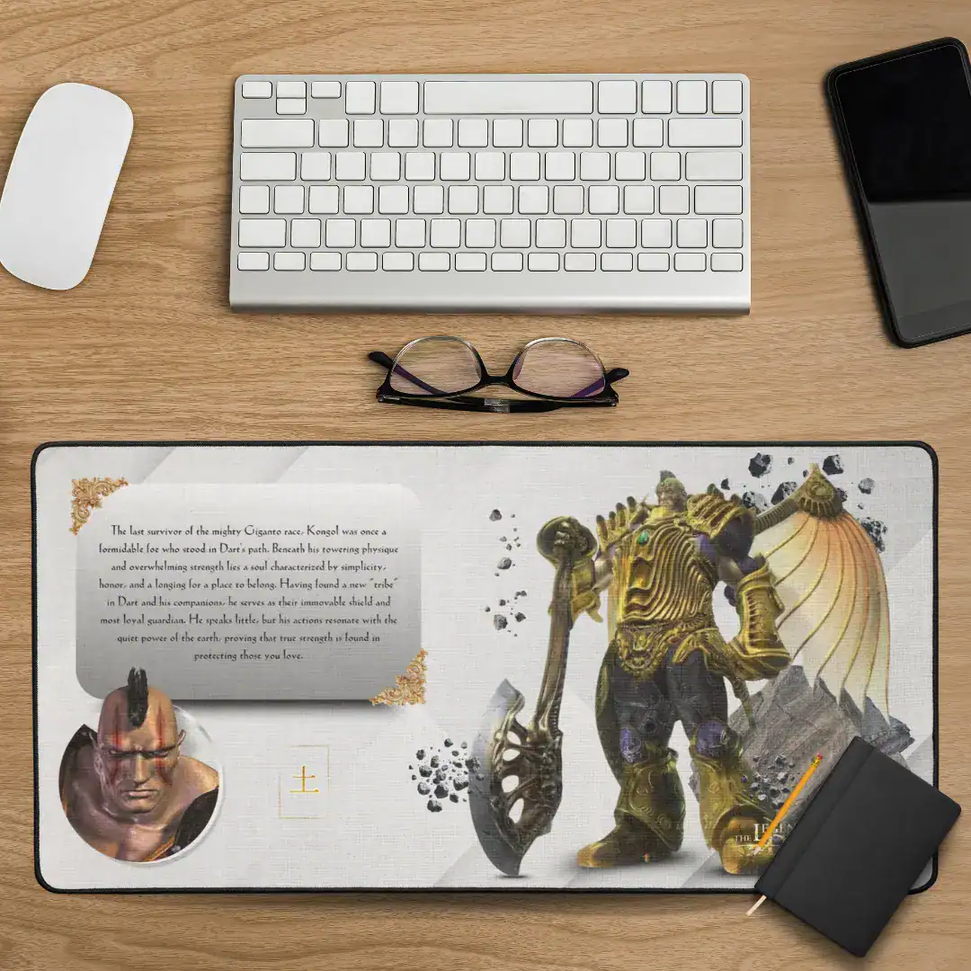 the legend of dragoon gaming desk mat gamer desk pad gaming deskpad kongol relive childhood memories