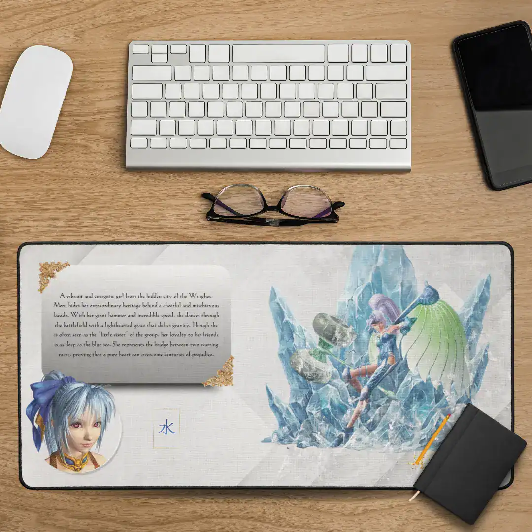 the legend of dragoon gaming desk mat gamer desk pad gaming deskpad meru relive childhood memories