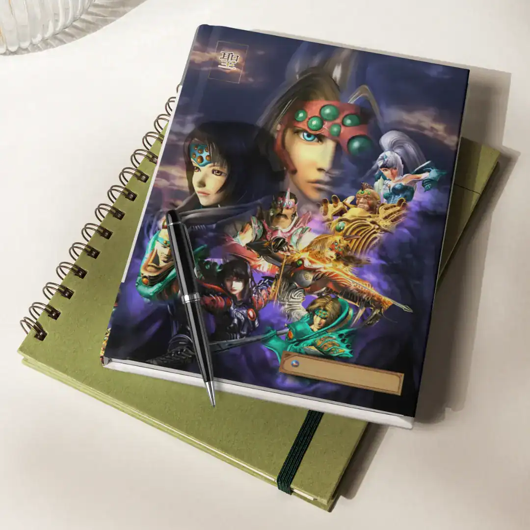the legend of dragoon gaming hardcover journal matte gamer notebook diary collectibles divine dragon relive childhood memories