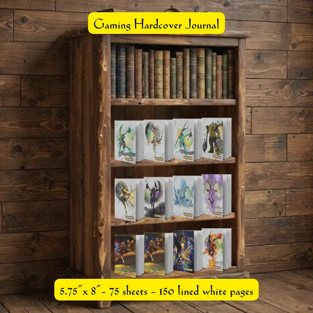 the legend of dragoon gaming hardcover journal matte gamer notebook diary collectibles showcase 2 relive childhood memories