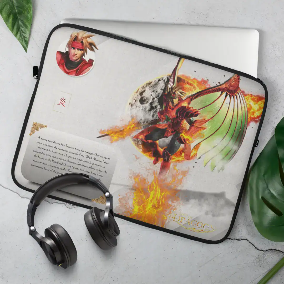 the legend of dragoon gaming laptop sleeve gamer laptop bag gaming laptop case 13'' or 15'' dart relive childhood memories