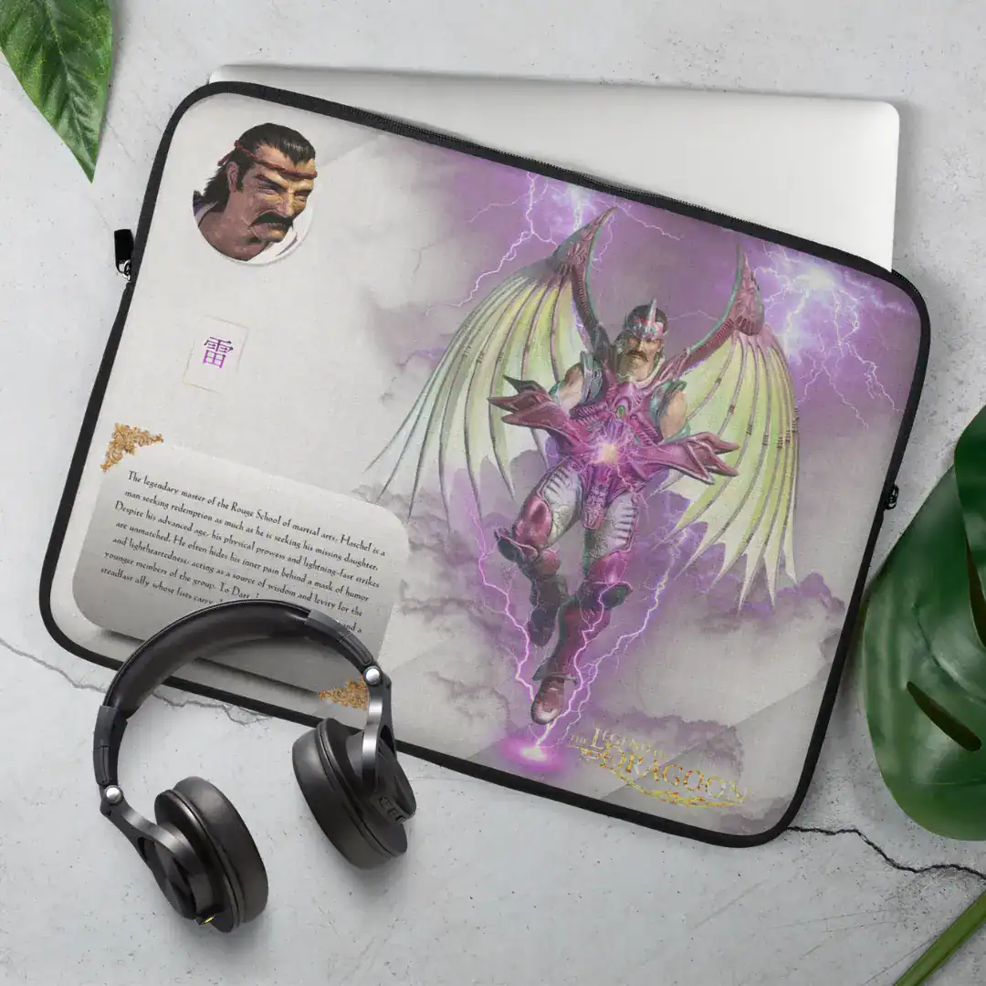 the legend of dragoon gaming laptop sleeve gamer laptop bag gaming laptop case 13'' or 15'' haschel relive childhood memories