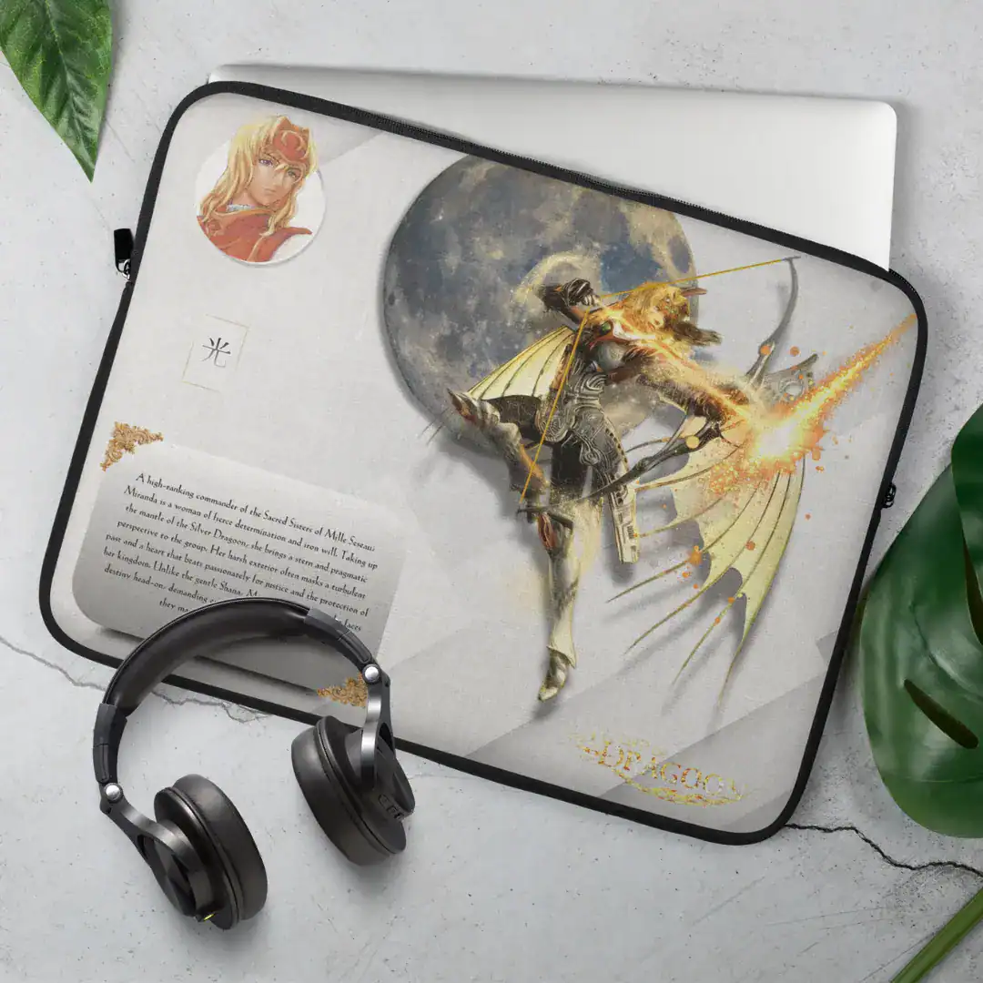 the legend of dragoon gaming laptop sleeve gamer laptop bag gaming laptop case 13'' or 15'' miranda relive childhood memories