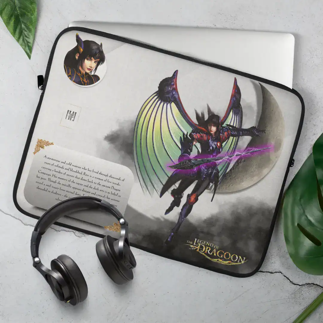 the legend of dragoon gaming laptop sleeve gamer laptop bag gaming laptop case 13'' or 15'' rose relive childhood memories